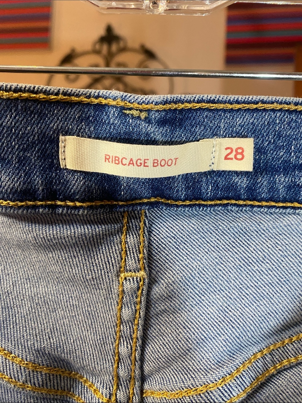 Levi Strauss RIBCAGE BOOT Jeans - Size 28 - Picture 5 of 10